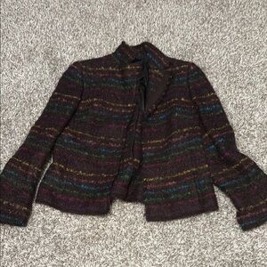 Akris Brown Striped Jacket